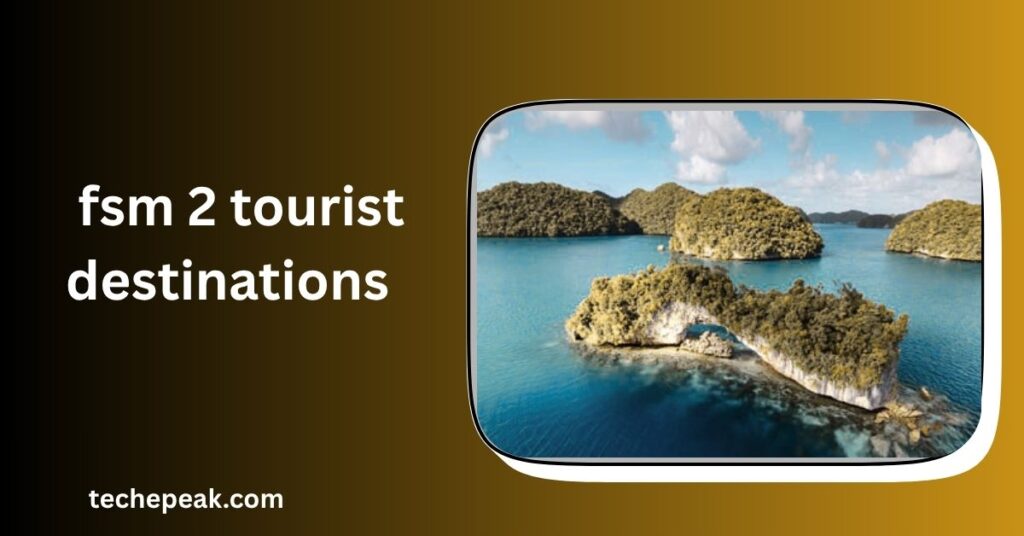 Beautiful landscape view showcasing fsm 2 tourist destinations with crystal-clear waters and tropical scenery.