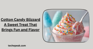 Cotton Candy Blizzard – A Sweet Treat That Brings Fun and Flavor