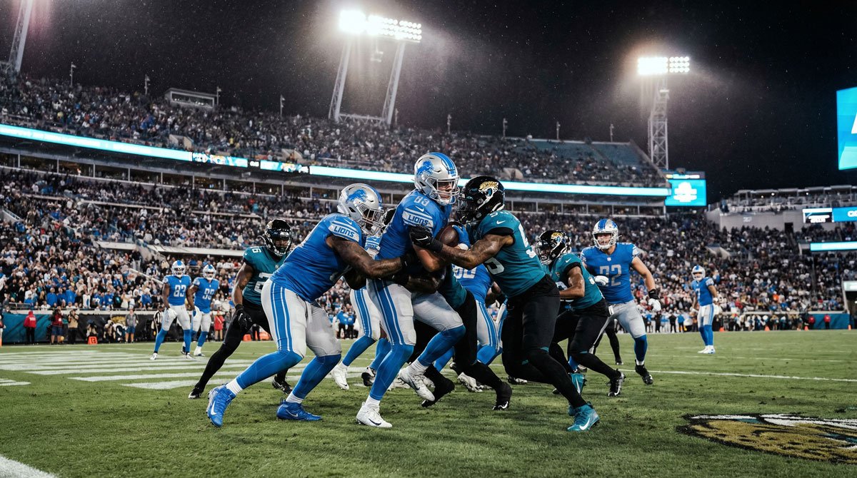 Jacksonville Jaguars vs Detroit Lions Stats