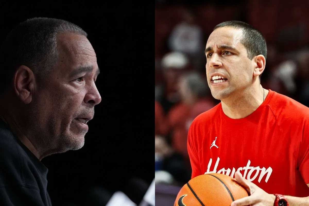 Kellen Sampson on the Houston sideline