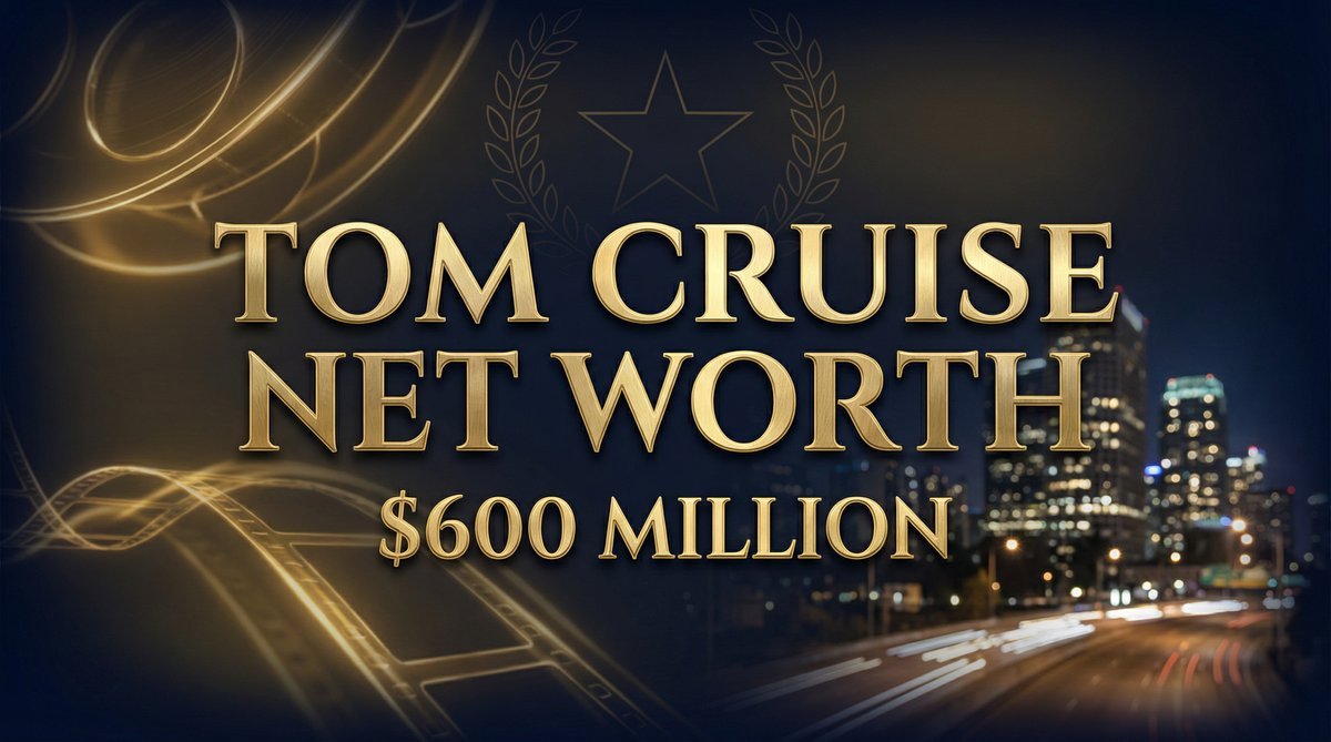 Tom Cruise Net Worth $600 Million - Hollywood Banner