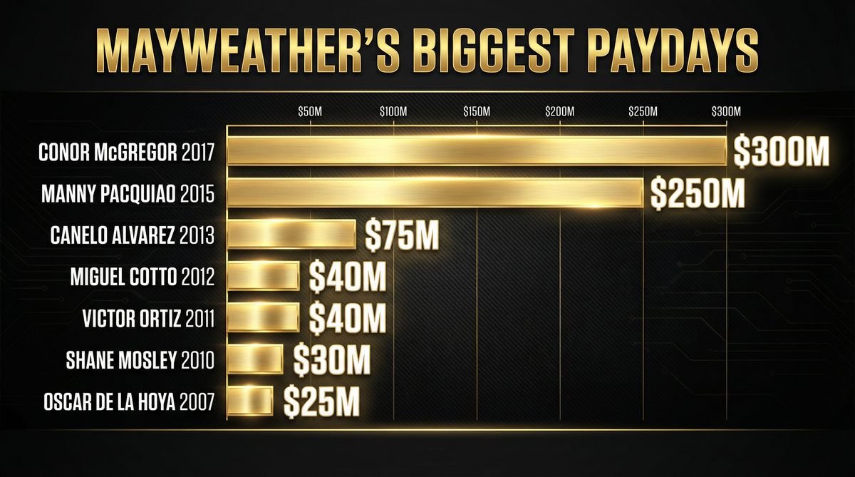 top fight purses a legacy of record paydays